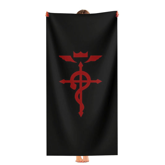 Fullmetal Alchemist Anime Logo Ultra-Soft Luxury Bathroom Towels