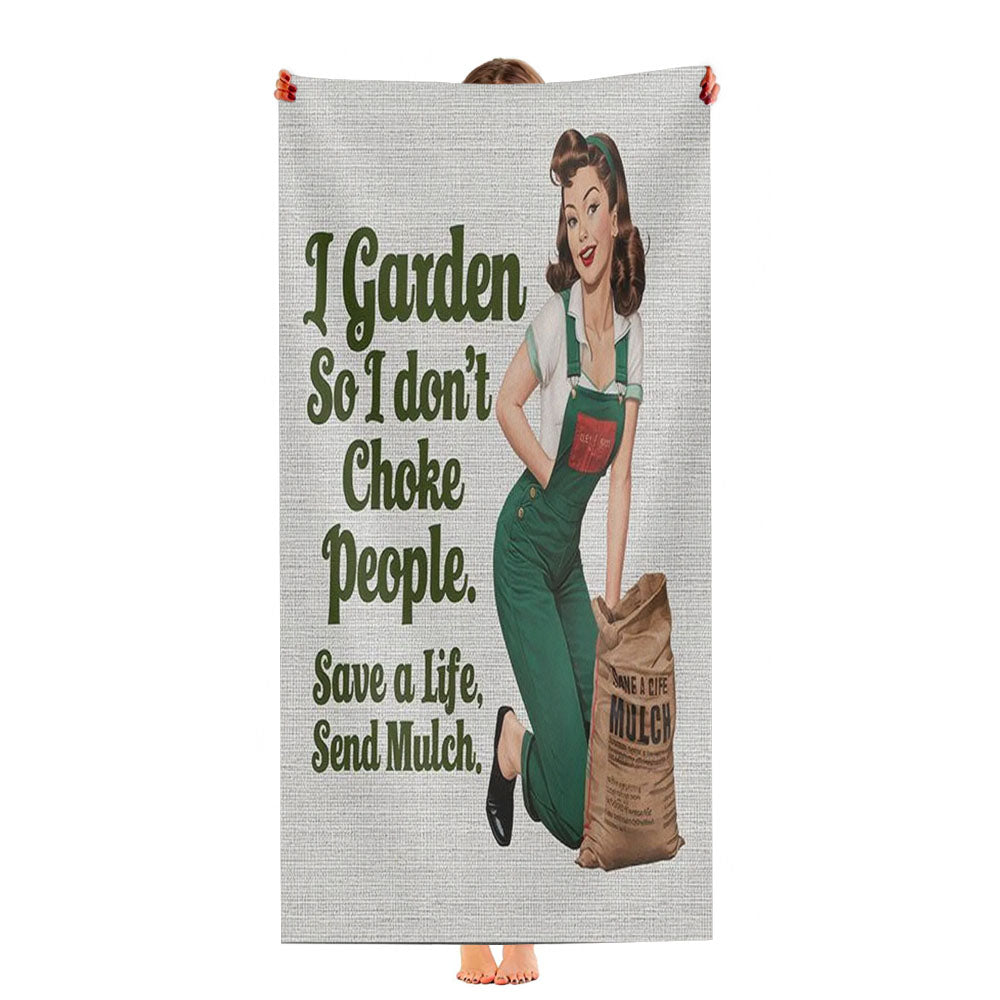 Funny Gardening Ultra-Soft Luxury Bathroom Towels