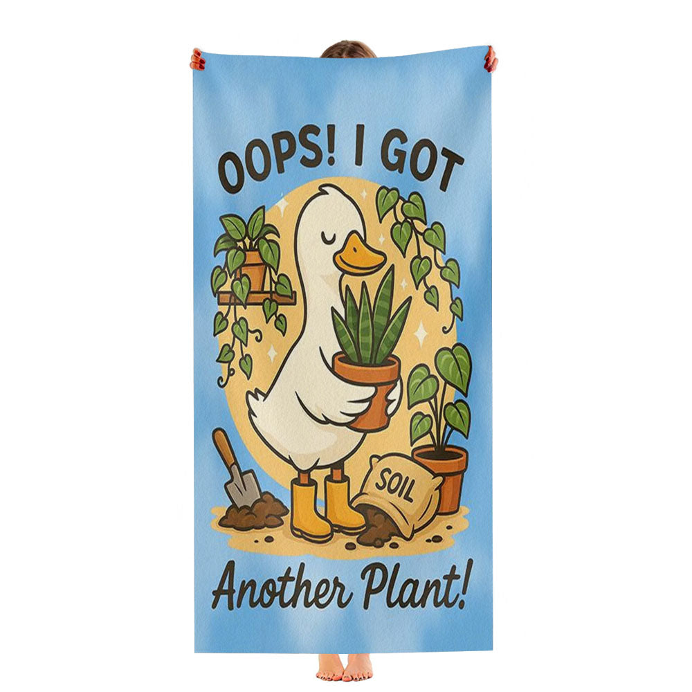 Funny Plant Ultra-Soft Luxury Bathroom Towels