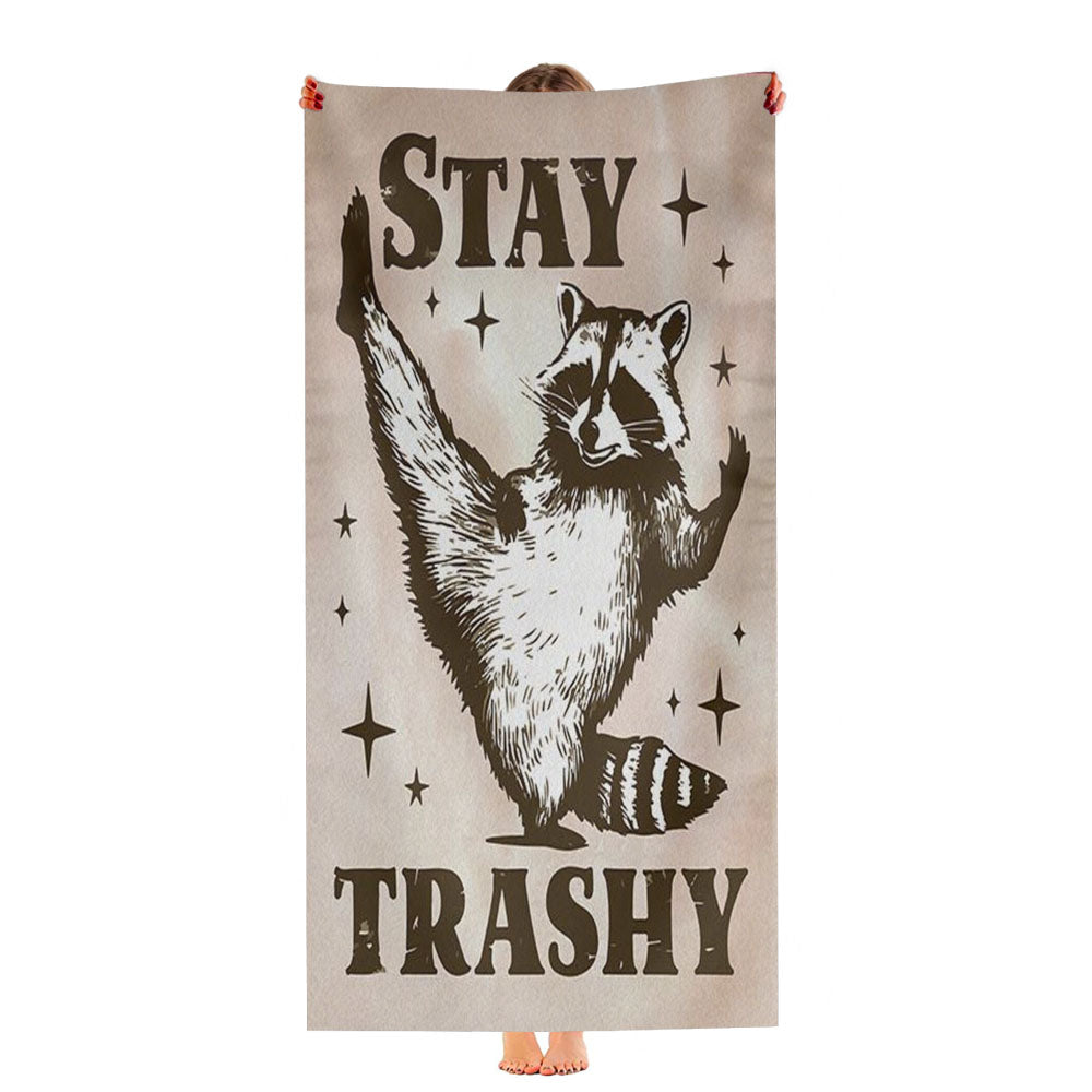 Funny Raccoon Ultra-Soft Luxury Bathroom Towels