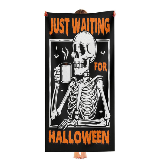 Funny Skeleton Coffee Ultra-Soft Luxury Bathroom Towels