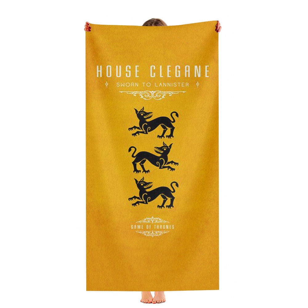 Game Of Thrones - House Clegane Ultra-Soft Luxury Bathroom Towels