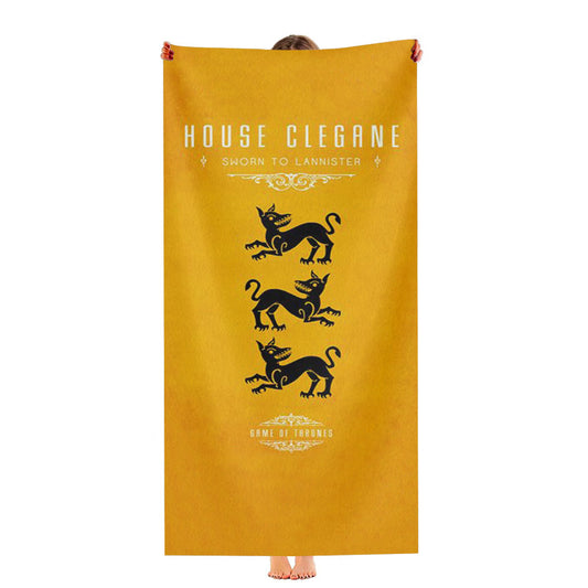 Game Of Thrones - House Clegane Ultra-Soft Luxury Bathroom Towels