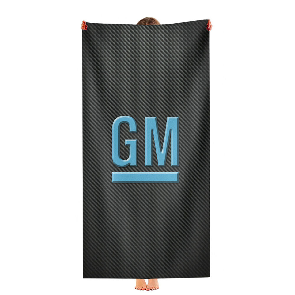 General Motors Carbon Fiber Logo Ultra-Soft Luxury Bathroom Towels