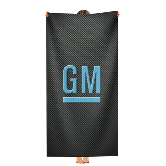 General Motors Carbon Fiber Logo Ultra-Soft Luxury Bathroom Towels