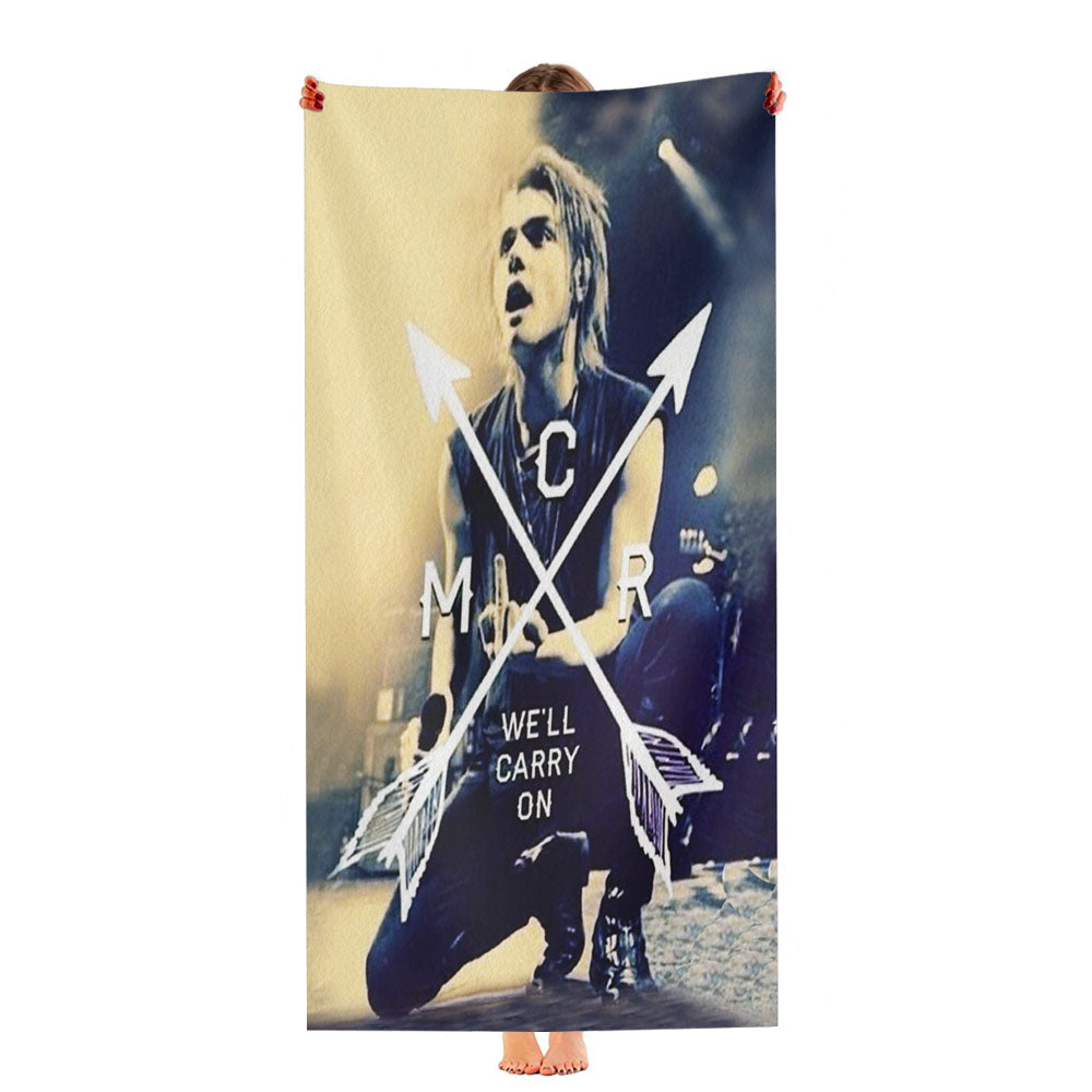 Gerard Way My Chemical Romance Ultra-Soft Luxury Bathroom Towels
