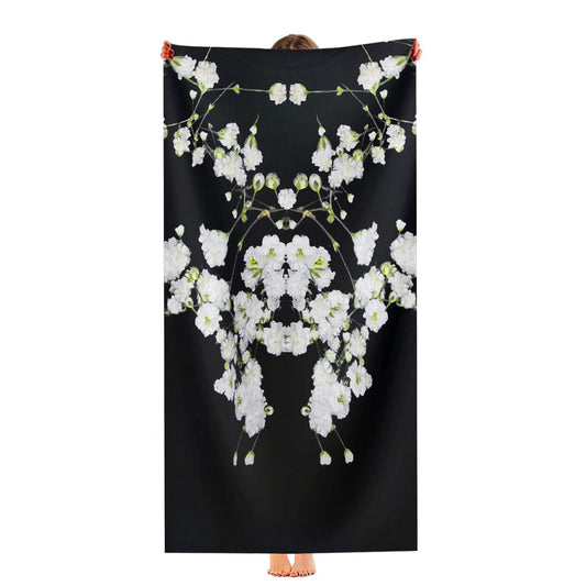 Givenchy Baby Breath Gypsophila Floral Ultra-Soft Luxury Bathroom Towels