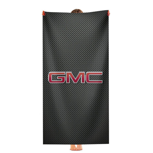 Gmc Carbon Fiber Logo Ultra-Soft Luxury Bathroom Towels