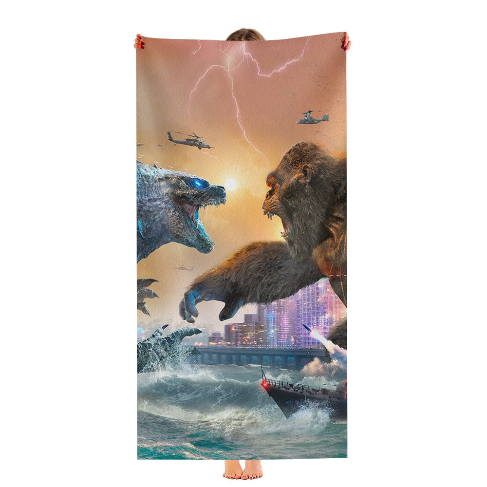 Godzilla Ultra-Soft Luxury Bathroom Towels