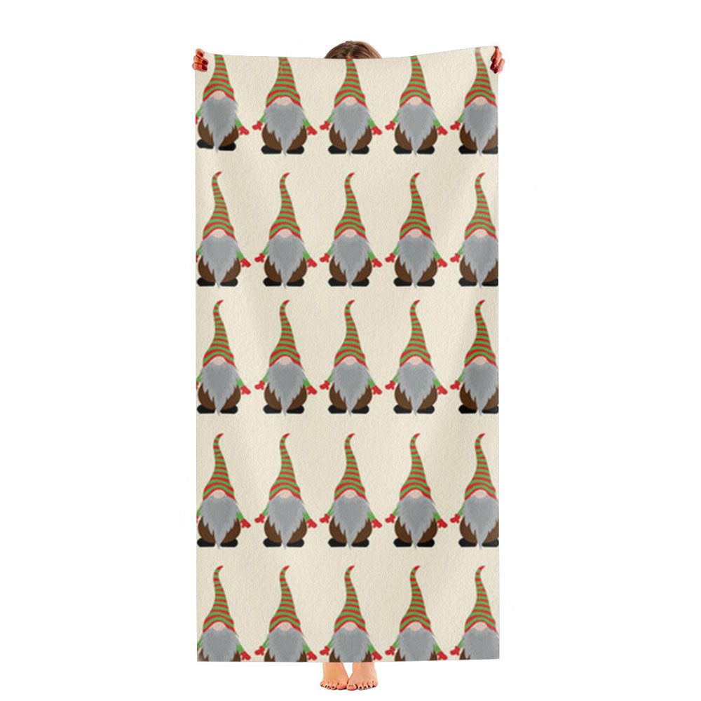 Gonk Pattern - Christmas Ultra-Soft Luxury Bathroom Towels