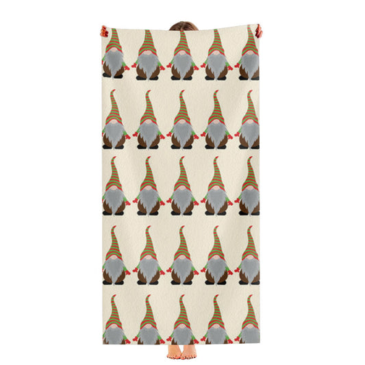 Gonk Pattern - Christmas Ultra-Soft Luxury Bathroom Towels