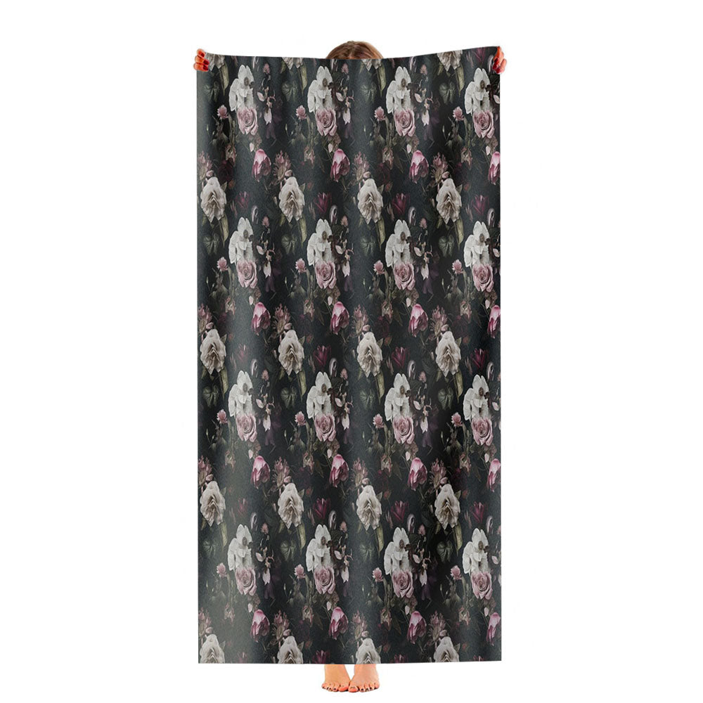 Gothic Floral Ultra-Soft Luxury Bathroom Towels