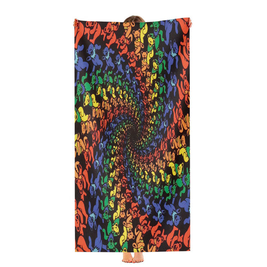 Grateful Dead Dancing Bears Ultra-Soft Luxury Bathroom Towels