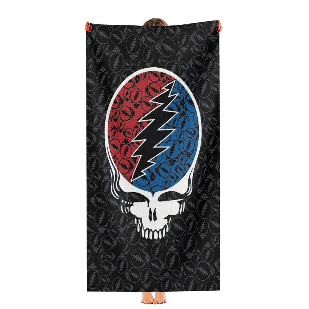 Grateful Dead Face Ultra-Soft Luxury Bathroom Towels