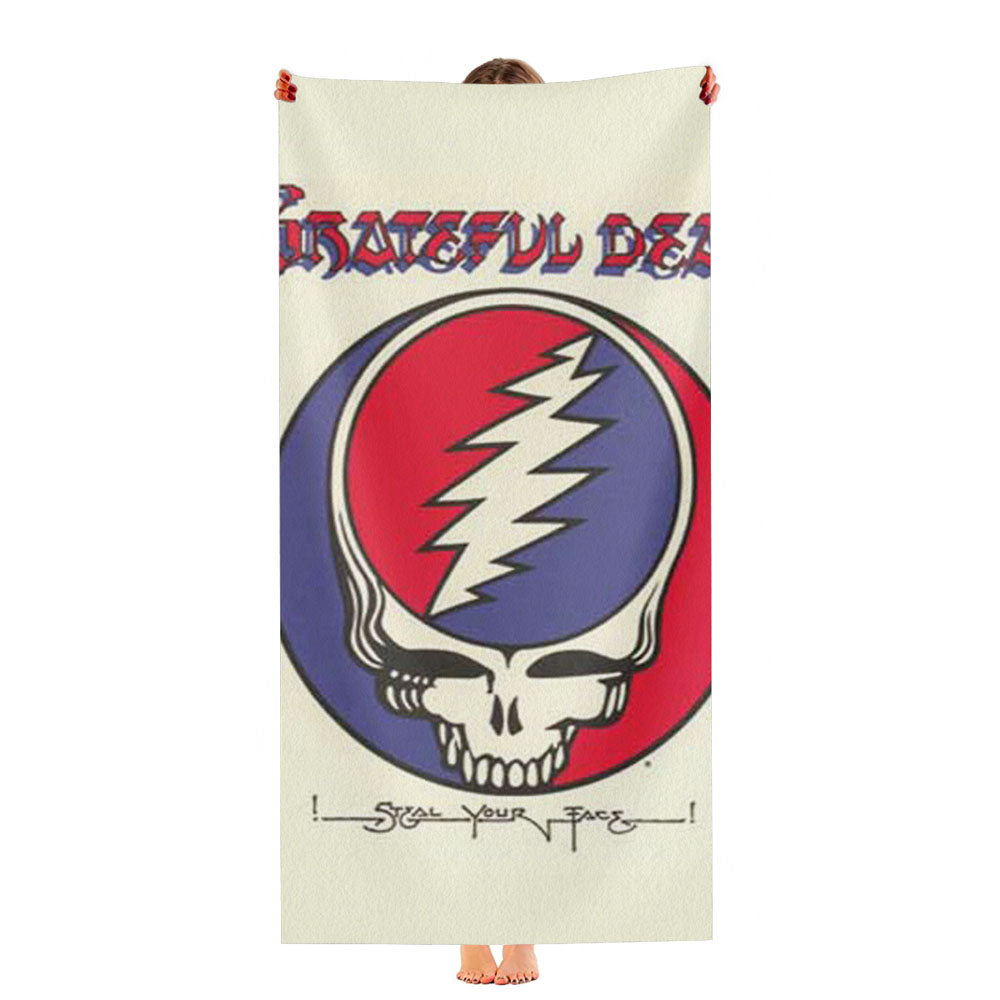 Grateful Dead I Steal Your Face Ultra-Soft Luxury Bathroom Towels