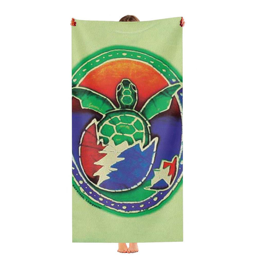 Grateful Dead Turtle Ultra-Soft Luxury Bathroom Towels