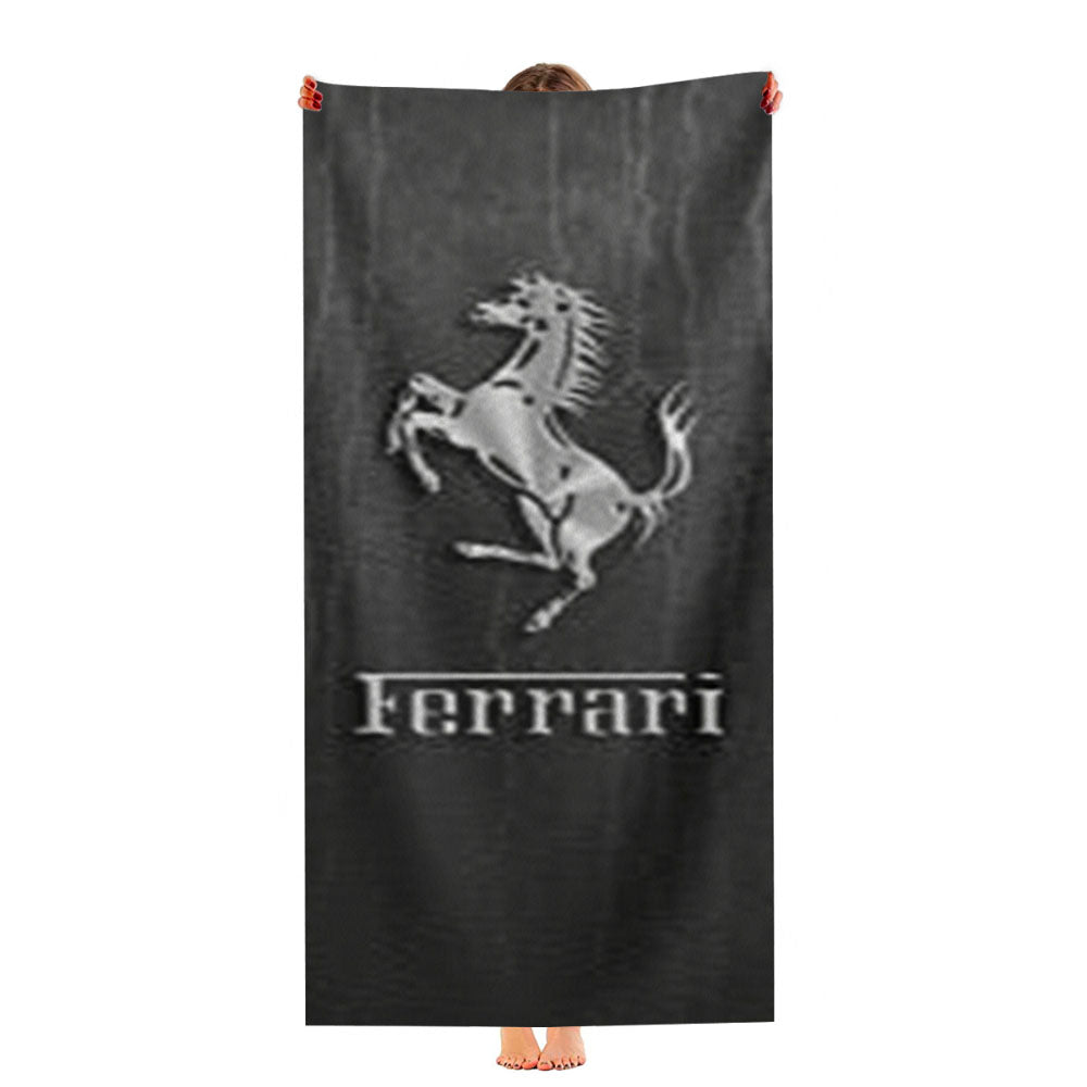 Great Ferrari Logo Ultra-Soft Luxury Bathroom Towels