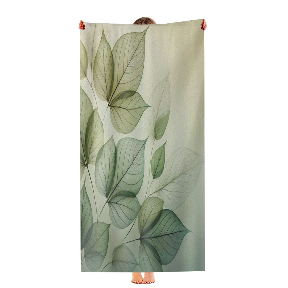Green Leaf Ultra-Soft Luxury Bathroom Towels
