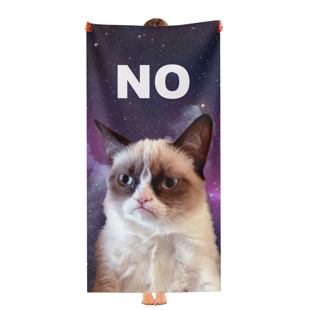 Grumpy Cat Ultra-Soft Luxury Bathroom Towels