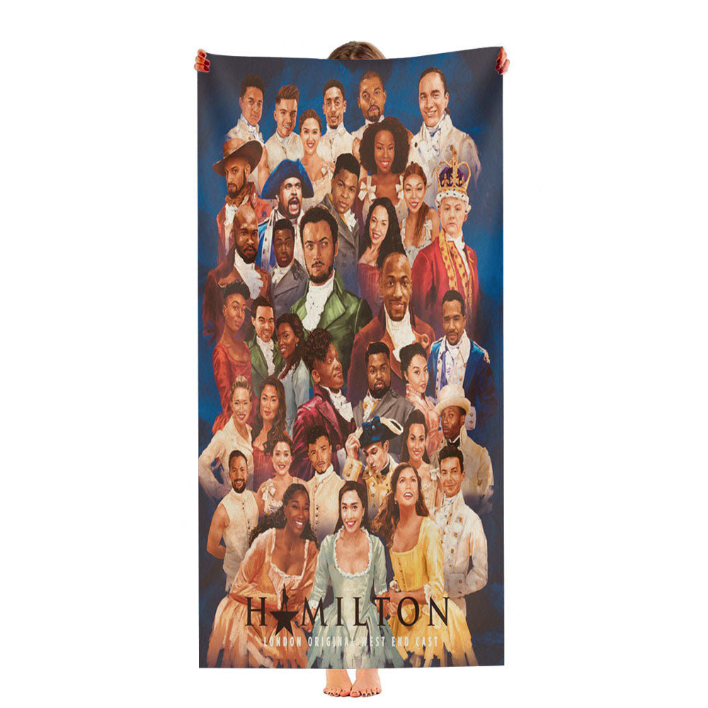 Hamilton American Musical Characters Group Ultra-Soft Luxury Bathroom Towels