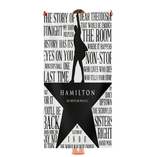 Hamilton An American Musical Ultra-Soft Luxury Bathroom Towels