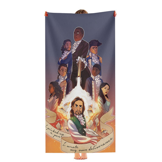 Hamilton And The Hubris Box Classic Musical Ultra-Soft Luxury Bathroom Towels