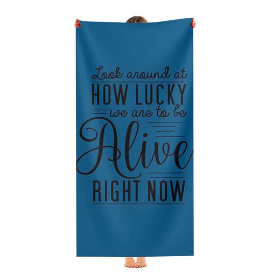 Hamilton Musical Quote Ultra-Soft Luxury Bathroom Towels