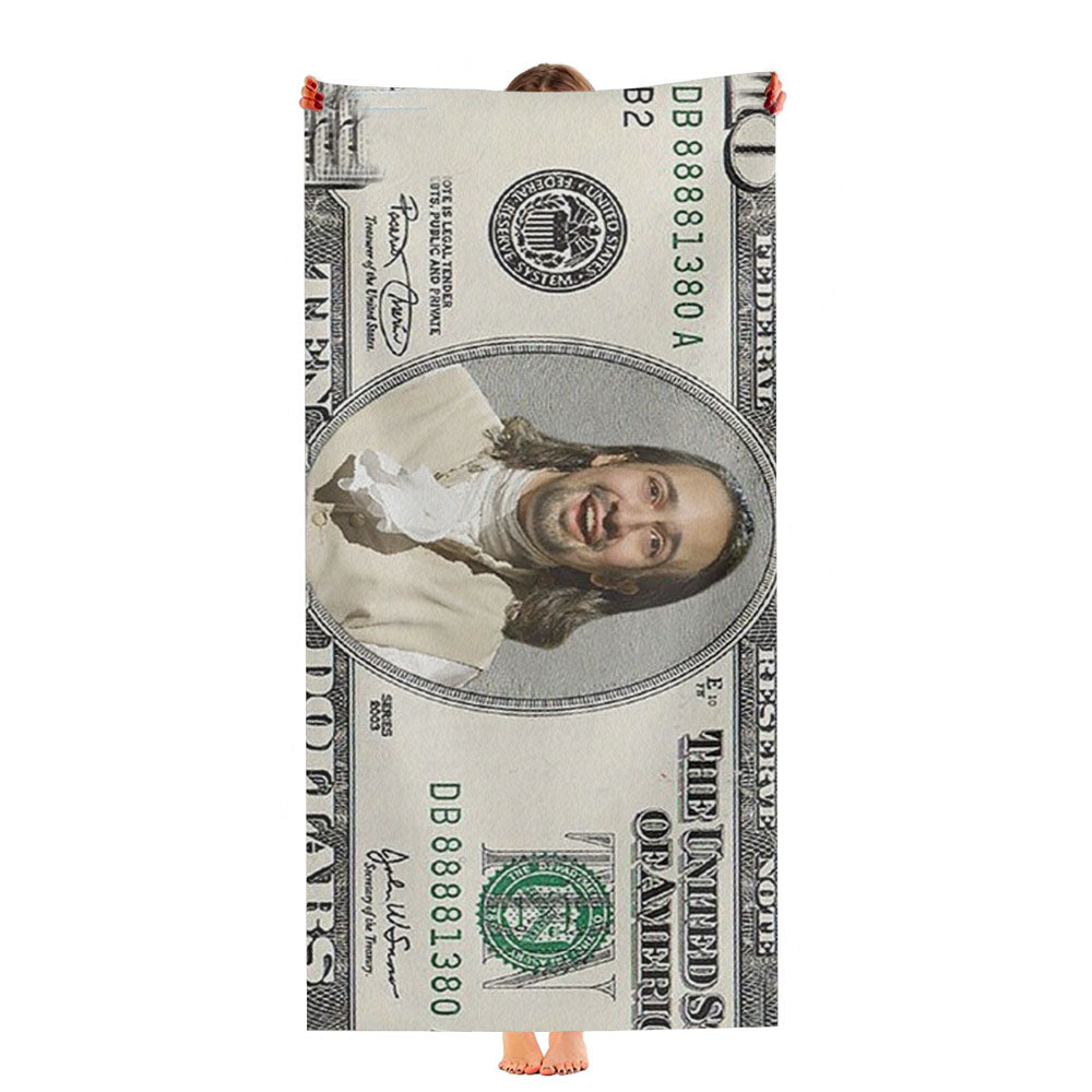 Hamilton The Ten Dollar Founding Father Ultra-Soft Luxury Bathroom Towels