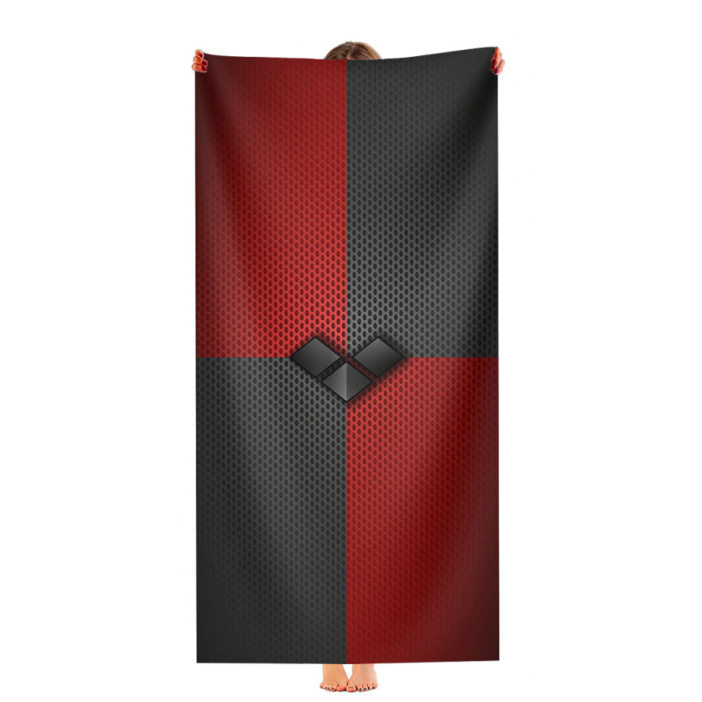 Harley Quinn Black Diamonds Ultra-Soft Luxury Bathroom Towels