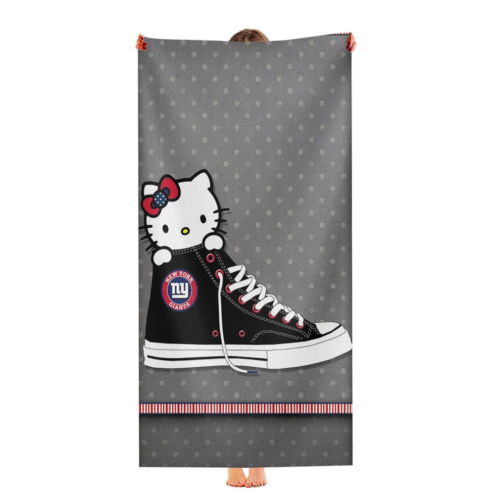Hello Kitty New York Giants Converse Boots Ultra-Soft Luxury Bathroom Towels