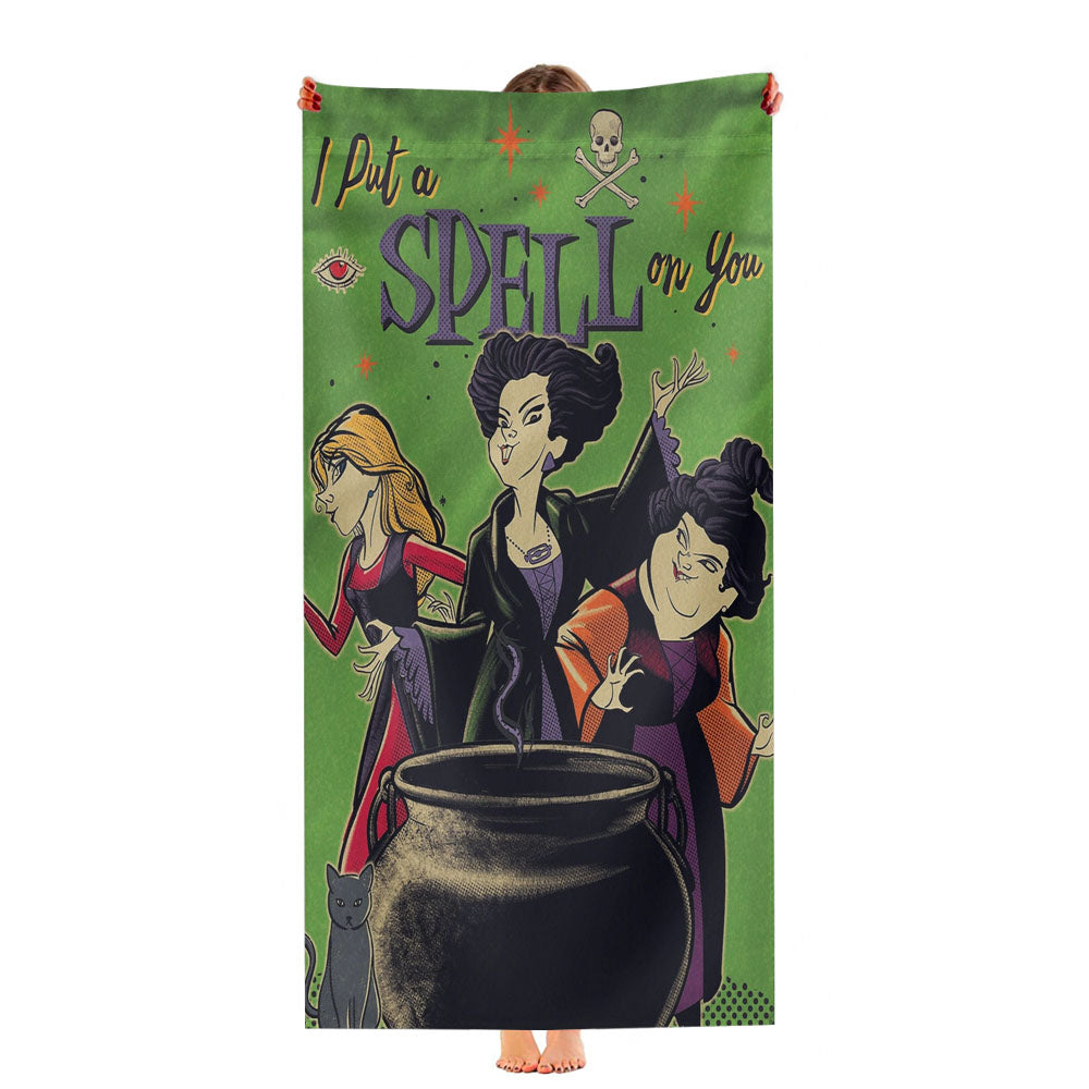 Hocus Pocus Put A Spell On You Ultra-Soft Luxury Bathroom Towels