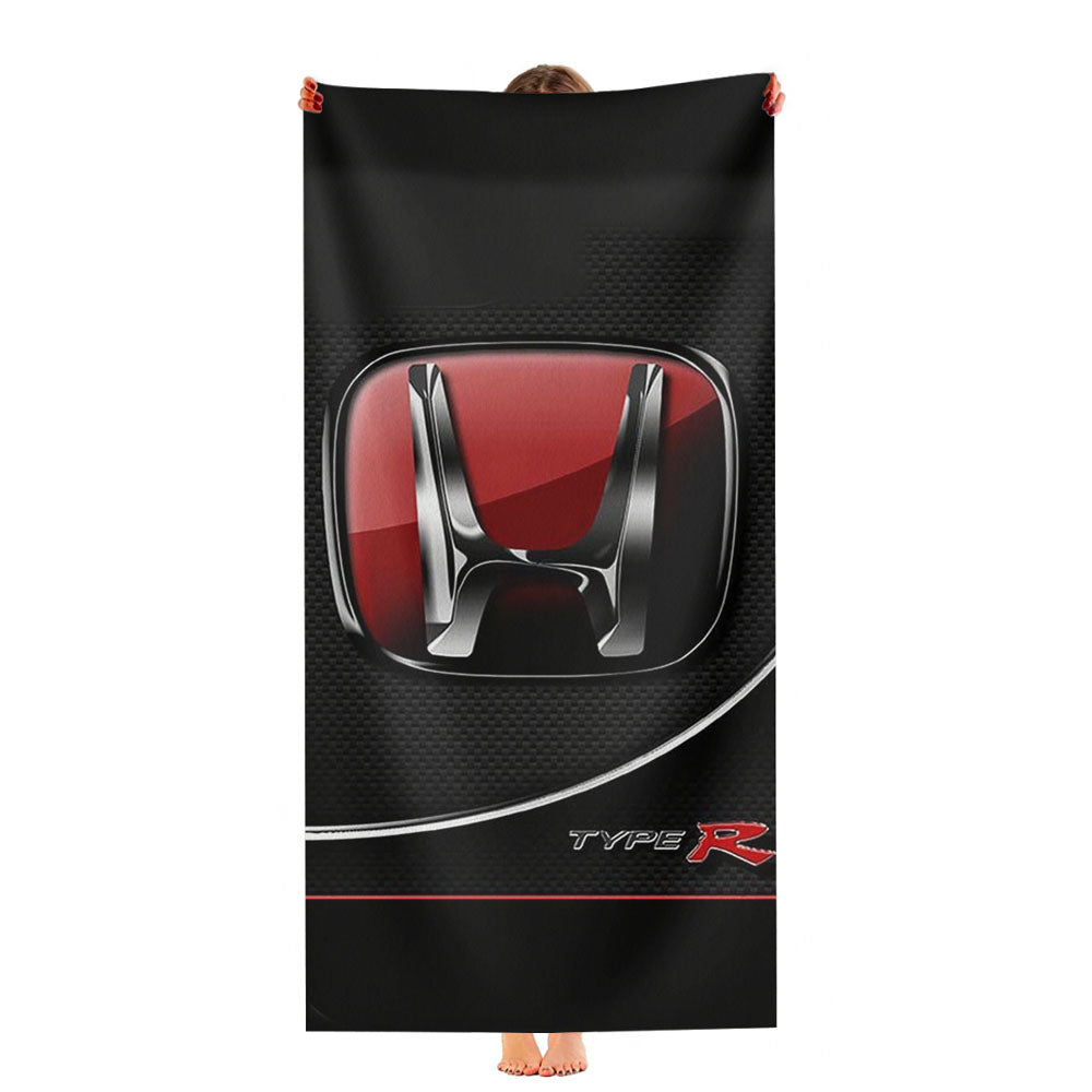 Honda Type R Logo Ultra-Soft Luxury Bathroom Towels