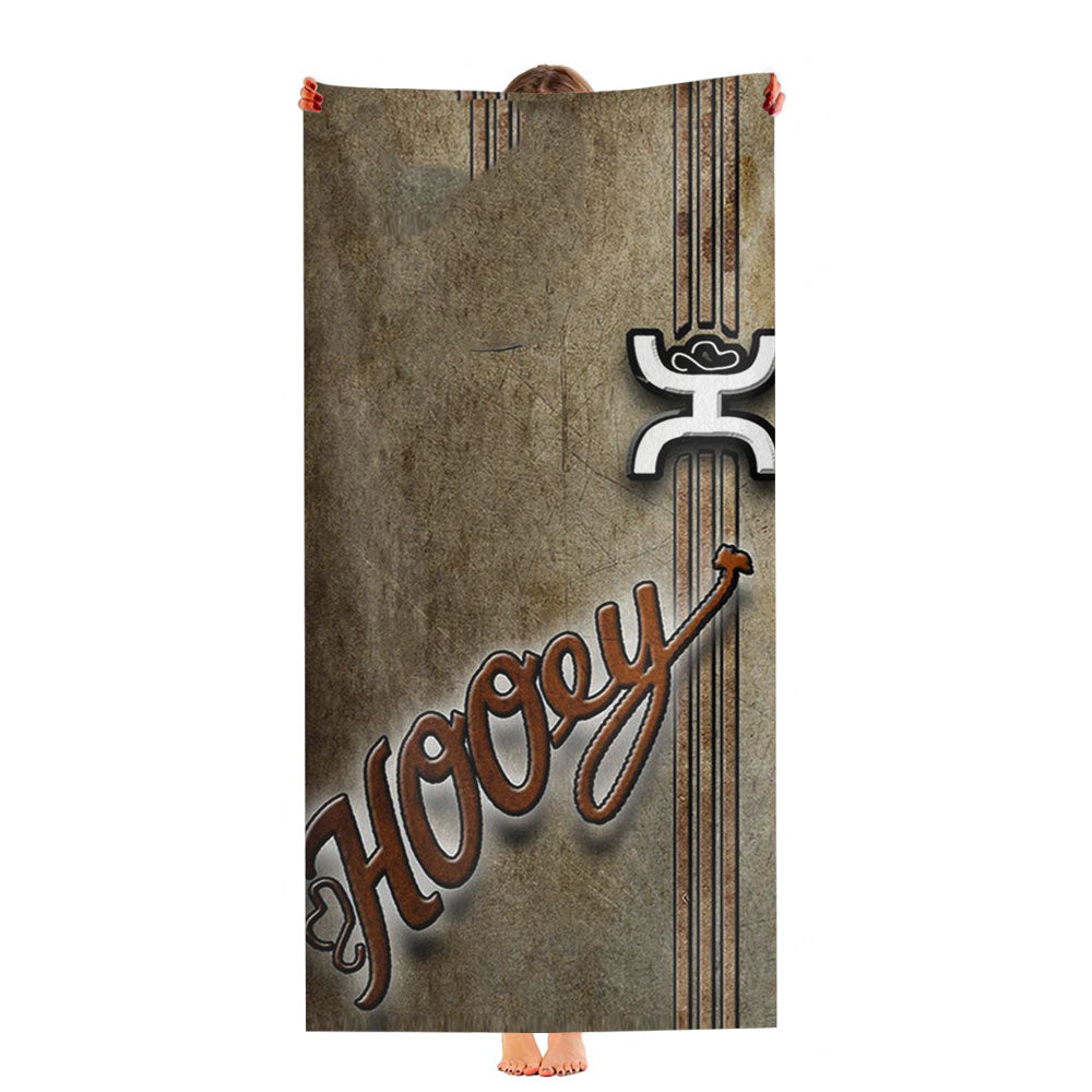 Hooey Logo Ultra-Soft Luxury Bathroom Towels