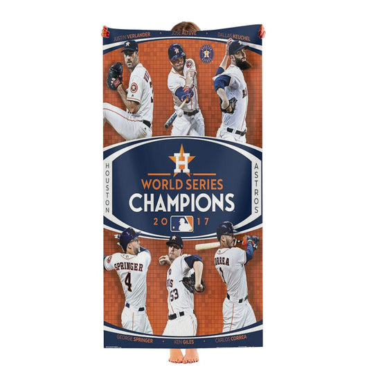 Houston Astros 2017 World Series Champions Ultra-Soft Luxury Bathroom Towels