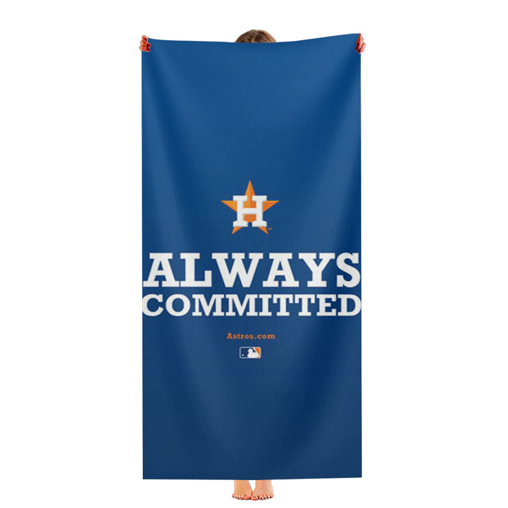 Houston Astros Always Committed Ultra-Soft Luxury Bathroom Towels