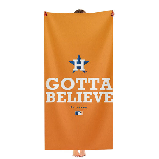 Houston Astros Gotta Believe Ultra-Soft Luxury Bathroom Towels