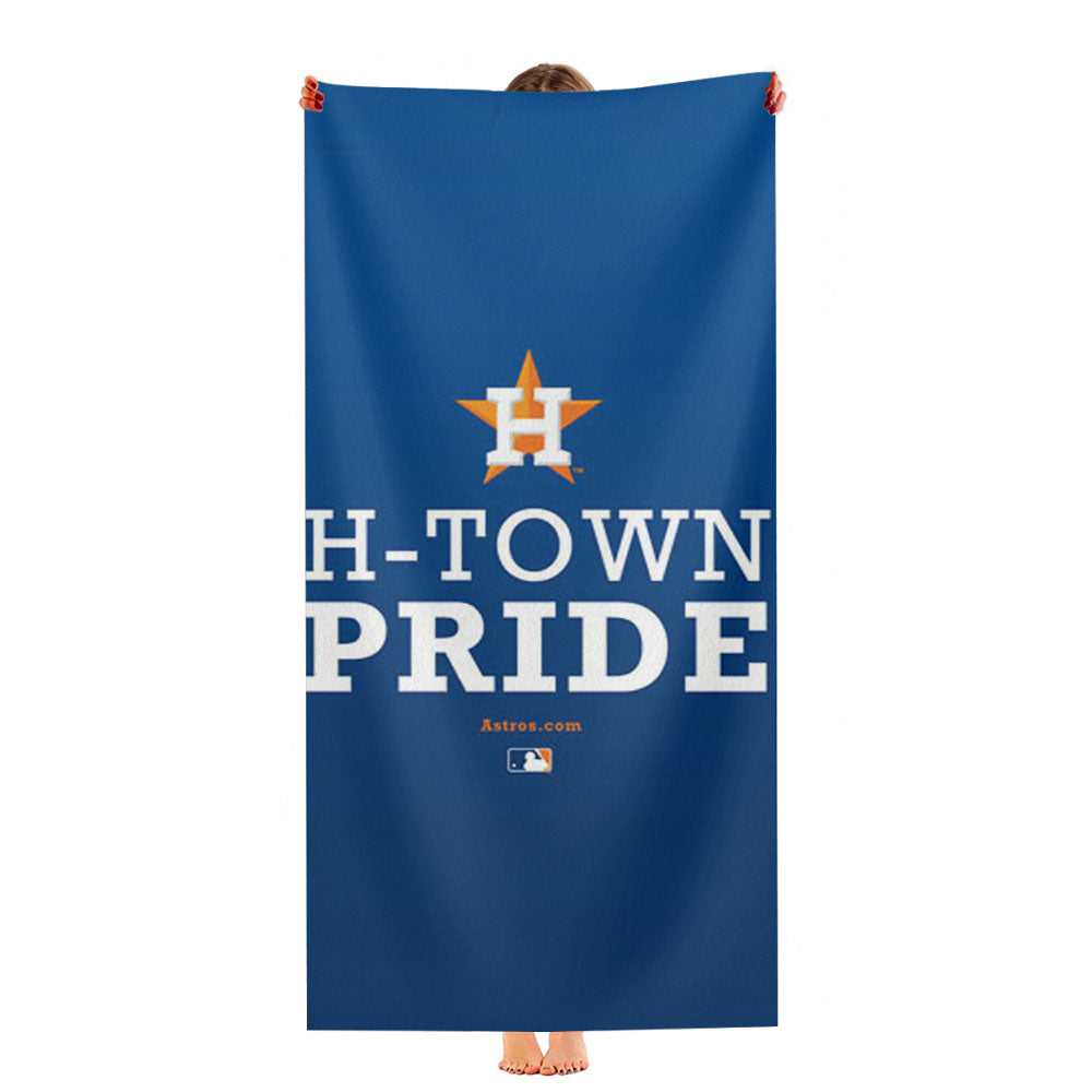 Houston Astros H Town Pride Ultra-Soft Luxury Bathroom Towels