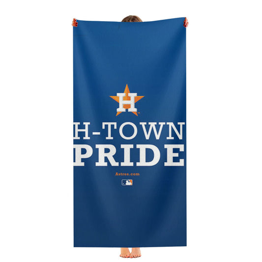 Houston Astros H Town Pride Ultra-Soft Luxury Bathroom Towels