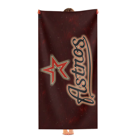 Houston Astros In Galaxy Ultra-Soft Luxury Bathroom Towels