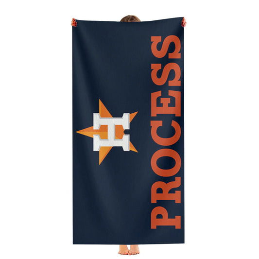 Houston Astros Process Ultra-Soft Luxury Bathroom Towels