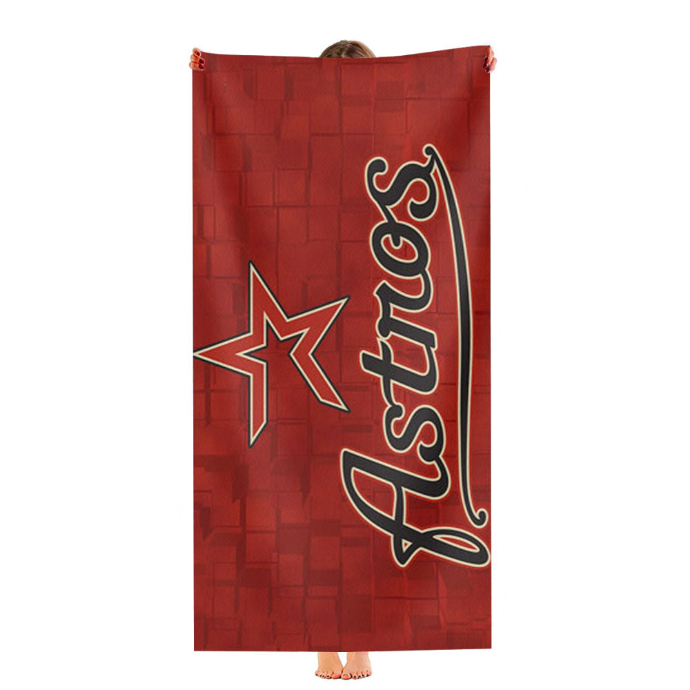 Houston Astros Texture Ultra-Soft Luxury Bathroom Towels