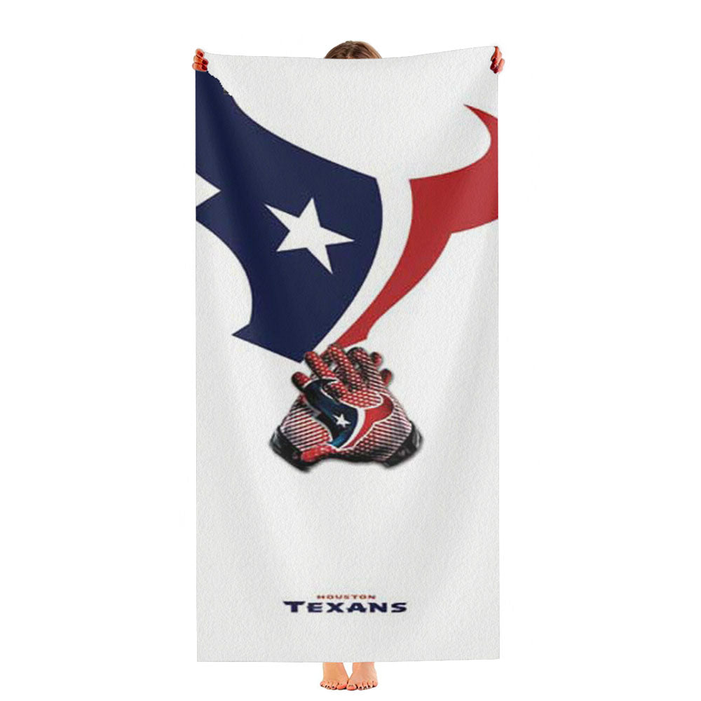 Houston Texans Gloves Ultra-Soft Luxury Bathroom Towels