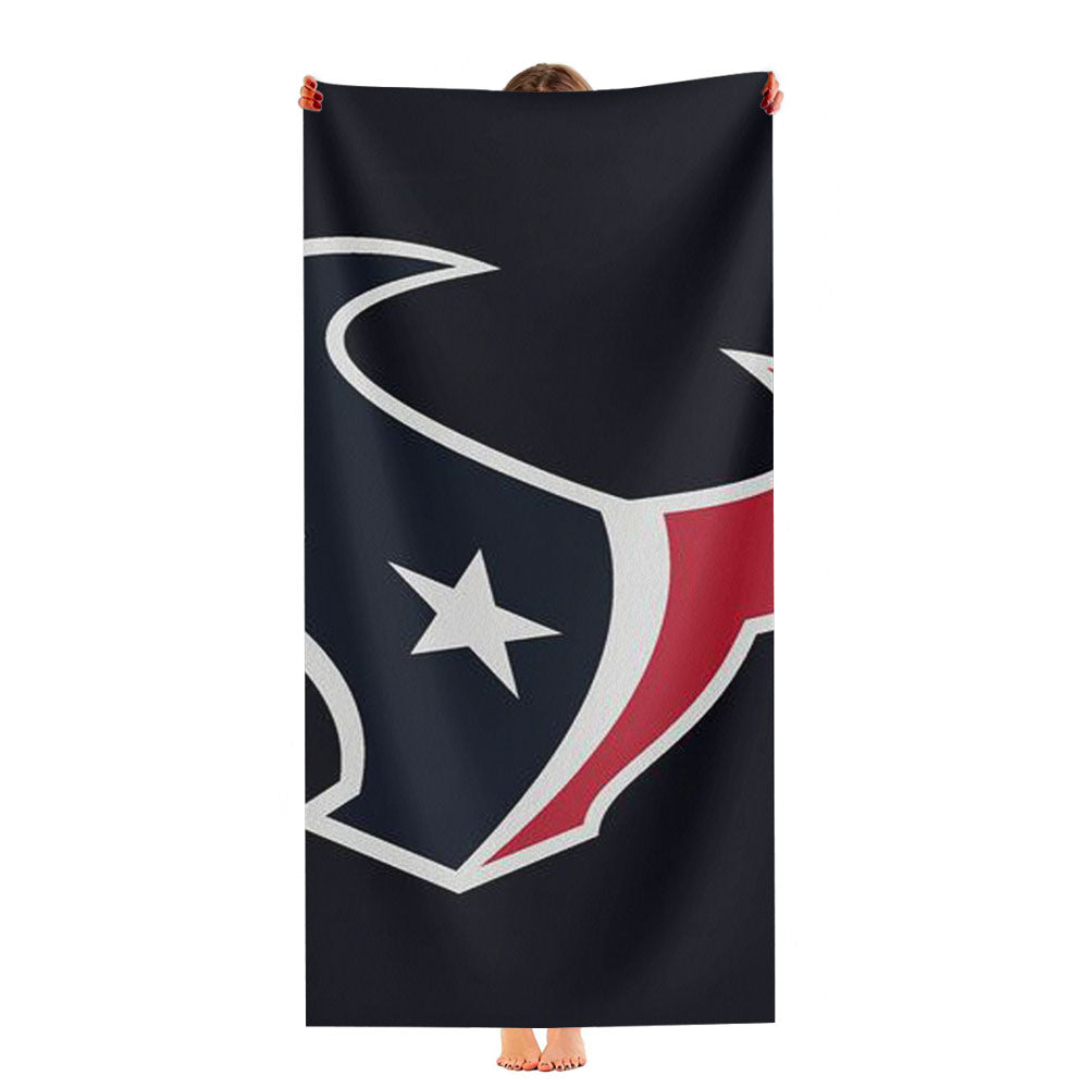Houston Texans Nfl Logo Ultra-Soft Luxury Bathroom Towels
