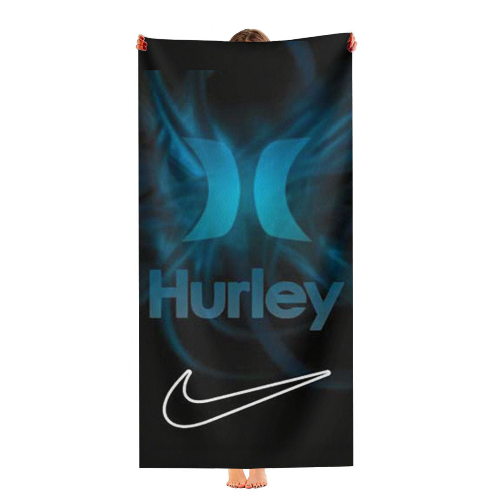 Hurley Nike Logo Ultra-Soft Luxury Bathroom Towels
