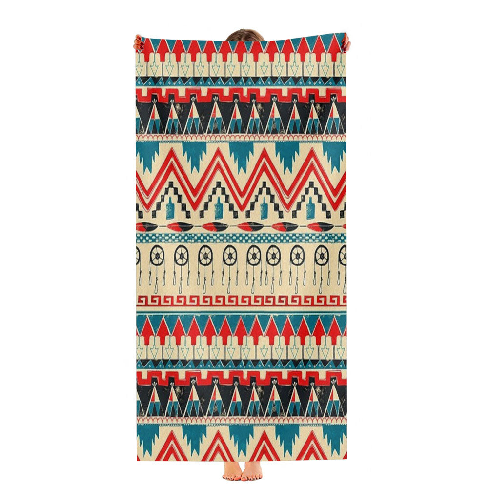 Hypebeas Pattern Tattoo Ultra-Soft Luxury Bathroom Towels