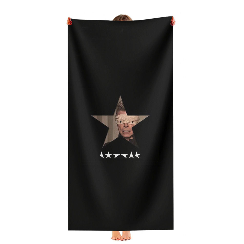 I Cant Give Everything Away David Bowie Ultra-Soft Luxury Bathroom Towels