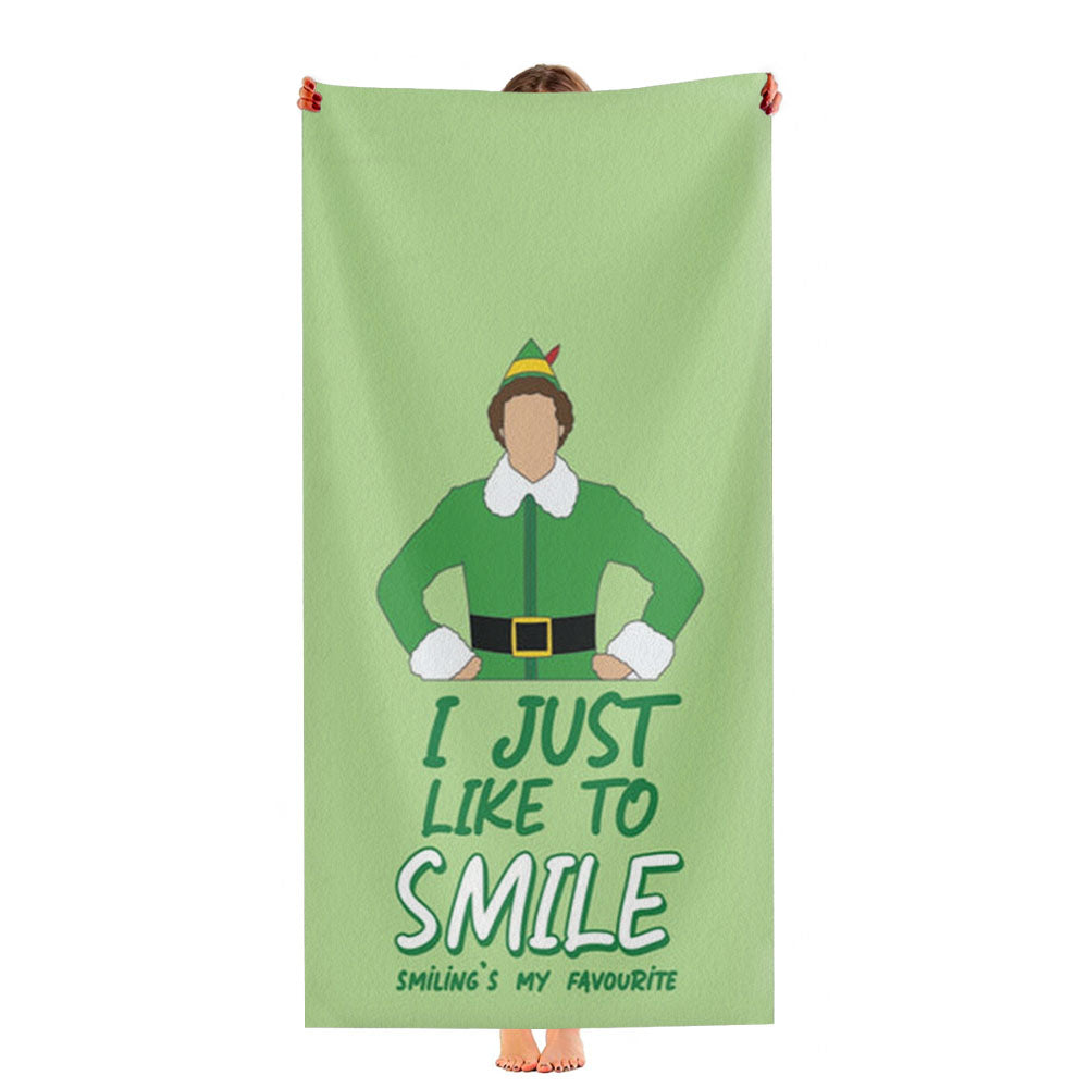 I Just Like To Smile Ultra-Soft Luxury Bathroom Towels