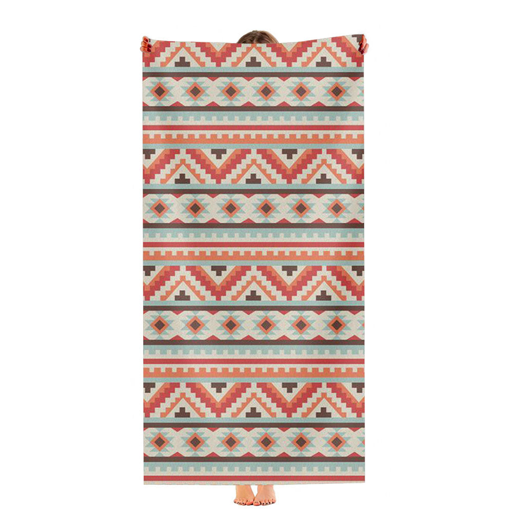 Indian Pattern Style Ultra-Soft Luxury Bathroom Towels