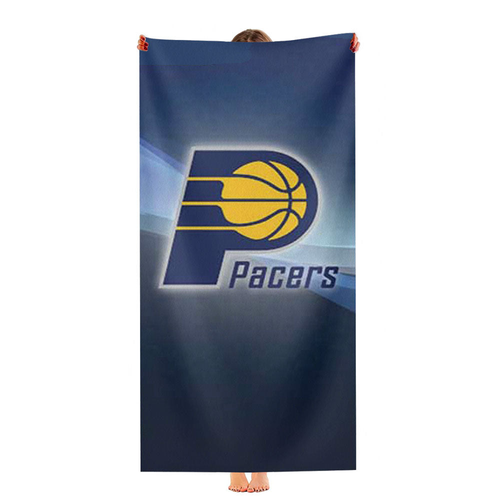 Indy Pacers Logo Texture Ultra-Soft Luxury Bathroom Towels