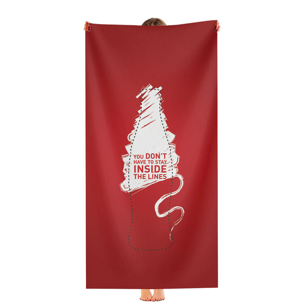 Inside The Lines Coca Cola Ultra-Soft Luxury Bathroom Towels